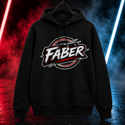 Bluza z nadrukiem wokalisty  FABER