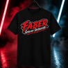 T-shirt FABER „SZALONY SKUTERZYSTA” – czarny