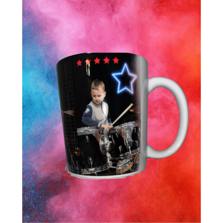 Biały kubek standardowy z nadrukiem zdjęcia Natanka