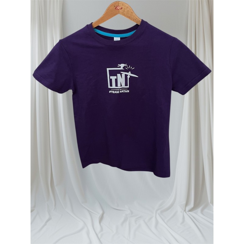 Koszulka T-shirt Fioletowa z Nadrukiem Logo TN Team Natan