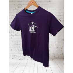 Koszulka T-shirt Fioletowa z Nadrukiem Logo TN Team Natan