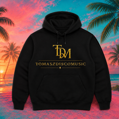 Bluza z nadrukiem logo TDM  złotym